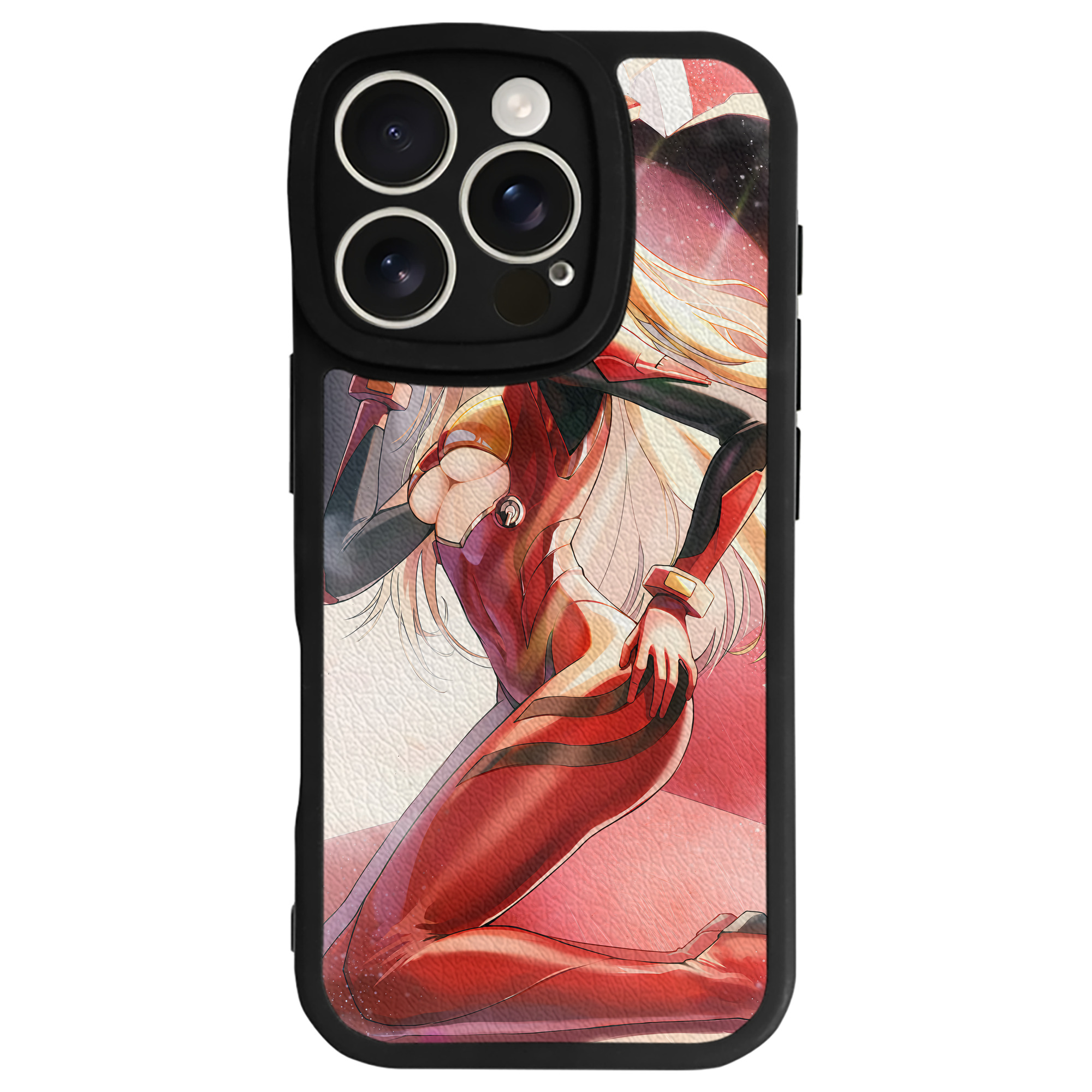 （画像用） EVA 新世紀エヴァンゲリオン 【iPhone 16シリーズ対応】シリコンスマホケース（レザー調） 材質：シリコン